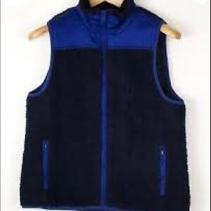 J.Crew Sherpa Navy Vest